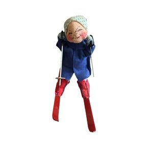 Annalee Dolls 10" Downhill Skier 1984